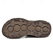 voordelige Casual sandalen-Bruine sportsandalen voor heren met verstelbare klittenbandsluitingen, ademend ontwerp en duurzame zool voor buiten, wandelen en casual zomerkleding