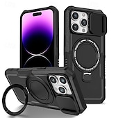 levne Pouzdra pro iPhone-telefon Carcasă Pro iPhone 16 Pro Max Plus iPhone 15 Pro Max Plus iPhone 14 13 12 11 Pro Max Plus Zadní kryt se stojánkem Magnetické Podpora bezdrátového nabíjení Retro PC