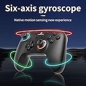 preiswerte Spielperipheriegeräte-RG P01 Kabelgebundener kabelloser Bluetooth-Spielecontroller RGB-Hall-Effekt-Joystick Xbox-Gamepad für PC Android iOS Steam