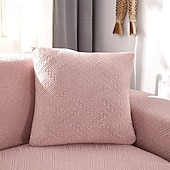 billige Trender innen puter-Chenille-blad quiltet putetrekk med bølget kant supermyke firkantede dekorative putetrekk sofa sofa stue