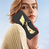 cheap Samsung Cases-Phone Case For Samsung Galaxy Z Flip 6 Z Flip 5 Z Flip 4 Z Flip 3 Back Cover Mirror Shockproof Retro PU Leather
