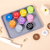 tanie Zabawki edukacyjne-Zabawki Edukacyjne Zestaw Zabawek Kuchennych dla Niemowląt Krojenie Żywności do Aktywności Przedszkolnych Udawanie Zabawek Kuchennych dla Dzieci Zestaw Sortowania Kolorów dla Chłopców i Dziewczynek