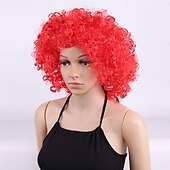 economico Parrucche trendy sintetiche-Parrucche sintetiche Yaki liscia Con frangia A macchina Parrucca Corto Oro chiaro Violetto Marrone chiaro Marrone scuro A1 Capelli sintetici Per uomo Biondo