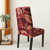 cheap Dining Chair Cover-Arrival Super Fit Stretch Removable Washable Short Dining Chair Protector Cover Seat Slipcover for Hotel Dining Room Ceremony Banquet Wedding Party
