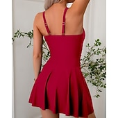 levne Surfovací tankiny a bikiny-Dámské Plavky Vázáno Plavky Jednobarevné Plavky Černá Fialová Prodyšné Rychleschnoucí Lehká váha Bez rukávů - Plavání Surfování Plážové Léto Jaro