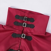abordables Capuches &amp; Manteaux-Rétro Vintage Médiéval Renaissance Cap Cape à Capuche Châles Ranger Elfe Tir à l&#039;arc Couleur Unie Homme Femmes Celtique Viking Fantaisie Halloween LARP Adulte Châle Toutes saisons