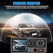 זול מצלמת מראה אחורית לרכב-LED 1080p CMOS חוטי / אלחוטי 180 מעלות רכב היפוך צג חבר ושחק / ראיית לילה ל מכונית
