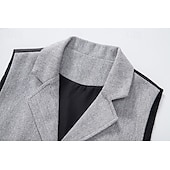 abordables Costumes pour hommes des années 1920-Classique Rétro Vintage Années 1920 Veste Gilet Gatsby le Magnifique Déguisement Homme Carnaval Mascarade Mariage Soirée robe demoiselle d honneur Adulte Gilet Printemps Automne