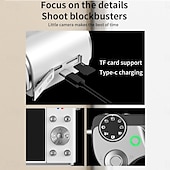 お買い得  カメラ＆撮影-レトロファッション 64 メガピクセル デジタルカメラ 4k HD CMOS レンズ HD 広角撮影カメラ オプションの角度レンズ