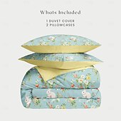 cheap 100% Cotton-Farmhouse Style Duvet Cover 3-Piece Set 100% Cotton or Polyester Super Soft Skin Friendly Long Lasting