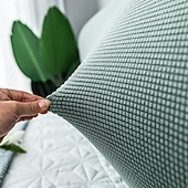 economico Accessori per la biancheria da letto-Coprisedile per testiera del letto copertura per testiera elasticizzata copertura di jacquard quadrata piccola copertura per la testa del letto anti-polvere per letti singoli/king/doppio