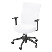 cheap Office Chair Cover-Stretch Velvet Office Chair Cover - Soft, Removable, Washable &amp; Zippered