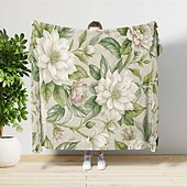 voordelige Dekens &amp; dekentjes-Dekens en kleedjes, Bloemen / Bloem Polyesteri / Flanel Fleece Warmer Zacht comfy dekens
