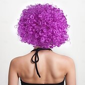 economico Parrucche trendy sintetiche-Parrucche sintetiche Yaki liscia Con frangia A macchina Parrucca Corto Oro chiaro Violetto Marrone chiaro Marrone scuro A1 Capelli sintetici Per uomo Biondo
