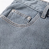 billige Herre Elite Shorts-Herre Jeans Dongerishorts Knapper Lomme Gradert Knelengde utendørs Feriereise Avslappet Ferie Årgang Blå Grå Mikroelastisk