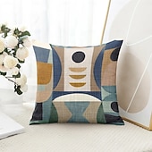 abordables style abstrait-Housse de coussin décoratif abstrait 1PC Housse de coussin carrée douce pour canapé literie pour chambre salon fauteuil