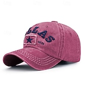 preiswerte Baseballkappe für Herren-Herren Cap Basecap Sonnenhut Kappe Schwarz Wein Baumwolle Bestickt Modisch Brautkleider schlicht Täglich Wochenende Buchstabe Solide / einfarbig Einstellbar Sonnenschutz Atmungsaktiv