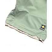 economico Pantaloncini casual-Per uomo Pantaloncini Pantaloncini estivi Pantaloncini casual Tasche A cordoncino Vita elastica Collage Comfort Traspirante Breve Esterno Da mare Sport Informale Nero Blu