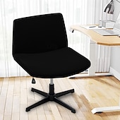 ieftine Futon Sofa Cover-Huse pentru scaun fără brațe, huse moale pentru scaun de birou, rezistente la zgârieturi de pisică