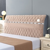 baratos Acessórios de cama-Capa para Cabeceira Todos-Inclusive Capa Protetora Elástica para Cabeceira de Cama Capa Moderno à Prova de Poeira Capa Respirável para Quarto Decor