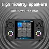 baratos Consoles de Jogos-console de jogos portátil rg cubexx tela 3,95&#039;&#039;ips sistema linux saída de vídeo leitor de e-book wiliwili console multifuncional