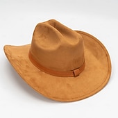 baratos Chapéu de Festa-Chapéus Poliéster Chapéu Fedora Casual Feriado Corrida de cavalos Vintage Retro Com Boné Capacete Chapéu