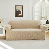 cheap Sofa Cover-Elastic Jacquard Fabric Sofa Cover Stretch Couch Cover Sectional L Shape Sofa Slipcover Corner Case for Living Room 1/2/3/4 Seat