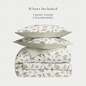 baratos 100% algodão-Capa de Edredom com Padrão Floral Tamanho Twin Conjunto de Cama Conjuntos de Colchas Capa Leve e Macia com 2 Fronhas para Verão Primavera