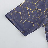 halpa Miesten vaatesarjat-Miesten Pyöräily jersey ja shortsit Lyhythihainen Maastopyöräily Maantiepyöräily Laivaston sininen Pyörä Spandex Urheilu Kirjain ja numero Vaatetus