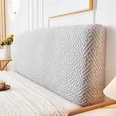 billiga Sängkläder Tillbehör-Stretch sänggavelöverdrag slipcover enfärgad dammskyddande sänggavel skydd överdrag