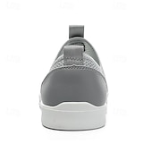 economico Slip-ons e mocassini da uomo-scarpe da ginnastica slip-on da uomo in mesh traspirante – scarpe da passeggio casual leggere con design arioso per l&#039;estate, i viaggi e l&#039;uso quotidiano