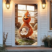 billige Dørdeksler-Morsomme Dyre Dørdekorasjoner Dørdeksler Syng Hval Dørteppe Dørgardin Dekorasjon Bakgrunn Innendørs/Utendørs Dørbanner Forsidegård