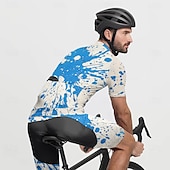 levne Pánské oděvní soupravy-Pánské Cyklodres a kraťasy Krátký rukáv Horská cyklistika Silniční cyklistika Žlutá Modrá Zelená Graffiti Jezdit na kole Spandex Sportovní Graffiti Oblečení