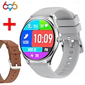 お買い得  スマートウォッチ-696 MT55 スマートウォッチ 1.43 インチ スマート·ウォッチ ブルートゥース ECG + PPG 歩数計 着信通知 と互換性があります Android iOS 女性 男性 ハンドフリーコール メッセージ受信通知 IP 67 46mmの時計ケース