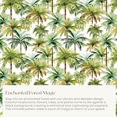 abordables 100% Coton-Housse de couette taille complète ensemble de literie tropicale ensembles de lit palmier housse de couette douce et légère avec 2 taies d&#039;oreiller pour l&#039;été le printemps