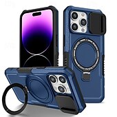 levne Pouzdra pro iPhone-telefon Carcasă Pro iPhone 16 Pro Max Plus iPhone 15 Pro Max Plus iPhone 14 13 12 11 Pro Max Plus Zadní kryt se stojánkem Magnetické Podpora bezdrátového nabíjení Retro PC