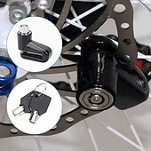cheap Bikes &amp; Components-Bike Lock Disc Brake Lock Locking Security Anti Theft Safety For Road Bike Mountain Bike MTB Fixed Gear Bike Cycling Bicycle Metal Black Red 1 pcs