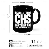 billiga Muggar och koppar-jag lider av chs kaffemugg svart retro vintage keramisk mugg med grafisk design 12oz/330ml perfekt present till musikälskare gitarrister och bandmedlemmar