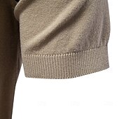 voordelige Heren Elite Polo-Voor heren Polo Gebreide polo Formeel Werk Meeuwenhalsband Korte mouw Kleurenblok Lapwerk Zomer Marineblauw Khaki Leger Groen Polo