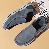 levne Pánské nazouváky a mokasíny-pánské ležérní slip-on tenisky – pohodlné plátěné boty s lehkou podrážkou pro outdoorové aktivity, denní nošení i dovolenou