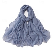 abordables enveloppes d&#039;invité de mariage-mode simple bali gaze ciel étoilé forage chaud longue écharpe respirante douce femme foulard écharpe cape extérieur