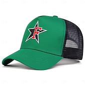 preiswerte Baseballkappe für Herren-Herren Cap Basecap Sonnenhut Kappe Mesh-Kappe Schwarz Blau Poly / Baumwollmischung Einstellbar Modisch Freizeitskleidung Festival Buchstabe Sterne Lässig / Alltäglich
