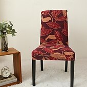 cheap Dining Chair Cover-Arrival Super Fit Stretch Removable Washable Short Dining Chair Protector Cover Seat Slipcover for Hotel Dining Room Ceremony Banquet Wedding Party