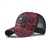 abordables Casquette de baseball pour homme-Homme Casquette de Baseball Chapeau de soleil Casquette Casquette en maille Noir Dorée Mélange Poly / Coton Ajustable Mode Usage quotidien Festival Lettre Imprimée Des lettres Décontracté / Quotidien