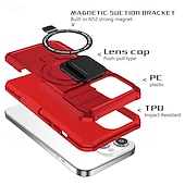 levne Pouzdra pro iPhone-telefon Carcasă Pro iPhone 16 Pro Max Plus iPhone 15 Pro Max Plus iPhone 14 13 12 11 Pro Max Plus Zadní kryt se stojánkem Magnetické Podpora bezdrátového nabíjení Retro PC