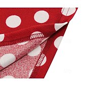 cheap Dresses-1950s Retro Vintage Rockabilly Knee Length Dress Tea Dress Swing Dress Polka dots Fit &amp; Flare Swing Fancy Dress Women's Christmas Carnival New Year Homecoming Daily Wear Bachelorette Party Adults'