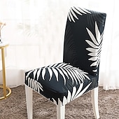 cheap Dining Chair Cover-Arrival Super Fit Stretch Removable Washable Short Dining Chair Protector Cover Seat Slipcover for Hotel Dining Room Ceremony Banquet Wedding Party