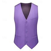 economico Vestiti-Anni Ruggenti Anni 1920 Abito a Tre Pezzi Pantaloni del Vestito Gentiluomo Gangster Testimoni dello Sposo Per uomo Giorno dei Re Carnevale Mascherata Matrimonio Feste Mascherata Adulti Cappotto Gilet