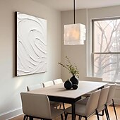 cheap Landscape Paintings-Large hand painted White abstract in huge size oil painting  spure white 3D wall art large abstract painting modern minimalist painting textured abstract oil painting wall art painting