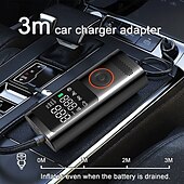 billige Luftpumpe-dekkpumpe bærbar luftkompressor - dekkpumpe 25000mah  &amp; 160psi4x rask bærbar luftkompressor med lcd digitalt dekk